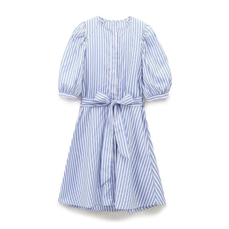 Dresses & Skirts | Thea Striped Shirt Dress  –  Womens Clothing Dresses & Skirts