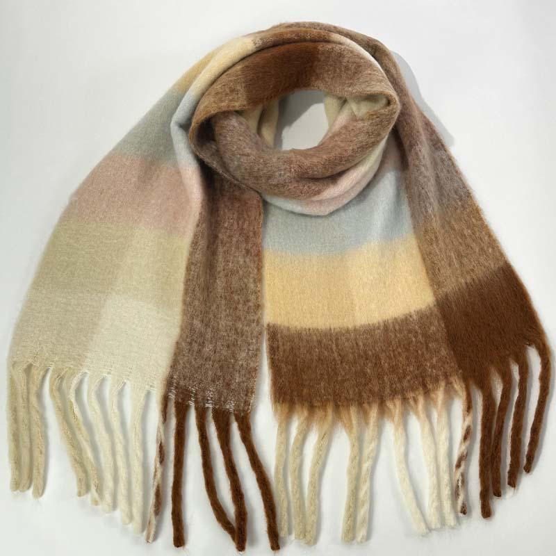 Scarves & Wraps | Marie Check Scarf  –  Womens Accessories Scarves & Wraps