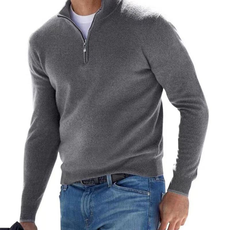 Sweaters & Knitwear | Cotton Half Zip  –  Mens Clothing Mens