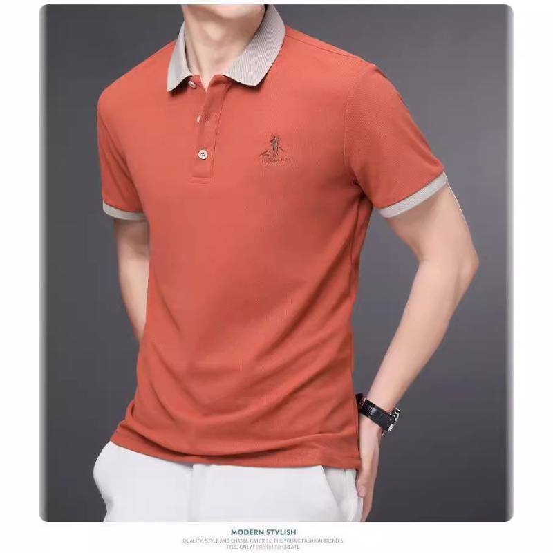 Tops | Cornsay Short-Sleeved Polo Shirt  –  Mens Clothing Mens