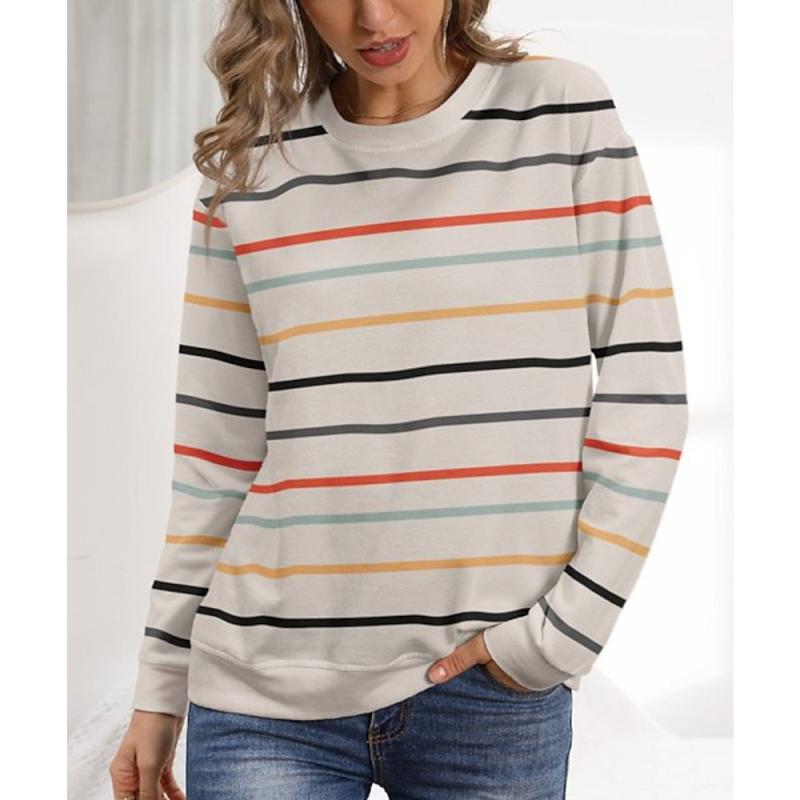 Tops | Hawkins Striped Long-Sleeved T-Shirt  –  Womens Clothing Tops