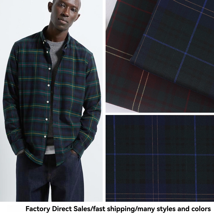 Tops | Hogside Tartan  Shirt  –  Mens Clothing Mens